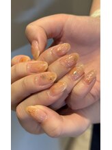 エン(enn)/キラキラオレンジニュアンス