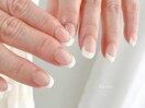 指先を美しく*上品白フレンチ