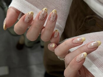 5月爽やかネイル*バターイエロー