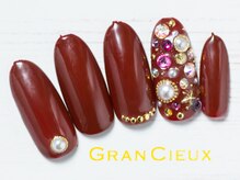 クアトログランシュ 青葉台(QUATRO×GranCieux)/ボルドー×埋め尽くし／7500円