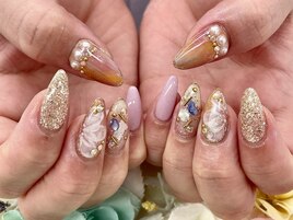 【小川】カラフルお花ネイル★