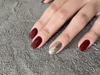 ネイルスミス(Nailsmith)/ボルドー×シルバー