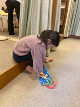 子育てママの整体サロン/施術中のお子様の様子
