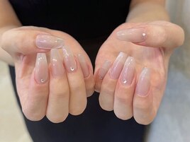 クリアネイル/ワンカラー