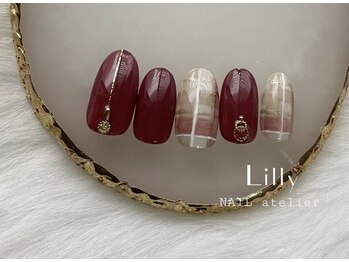 リリー(Lilly)/ボルドーチェック