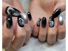 パーミル アイ アンド ネイル クマモト(permille ‰ eye&nail Kumamoto)/ブラックニュアンスネイル
