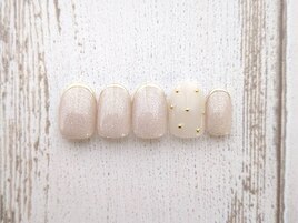 先端ミラーネイル ￥6800