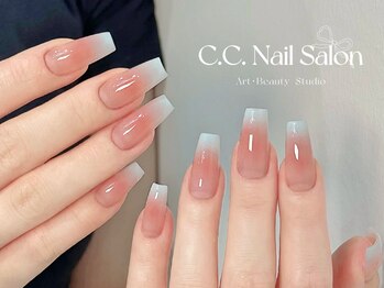 シーシーネイルサロン 池袋(C.C.Nail salon)/チークネイル+カラグラ