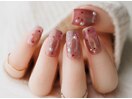 バレンタインネイル