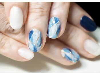 ネイルサロン ホヌ(HONU)/大理石アート