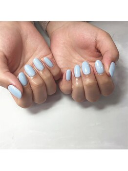 アイリッシュネイル 久屋大通店(Irish Nail)/パステルブルー