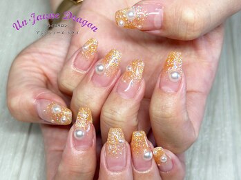 アン ジョーヌドラゴ/【自爪ネイル】ラメグラネイル