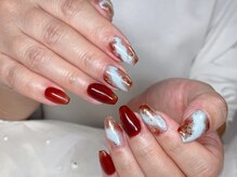 エミリオネイル(EMILIO NAIL)/マーブルネイル