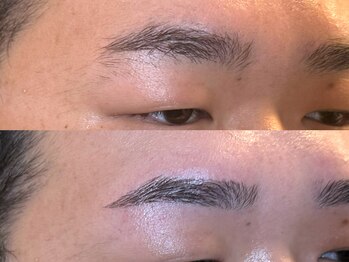 スリーピース(3Peace)/ストレート眉 Before/After