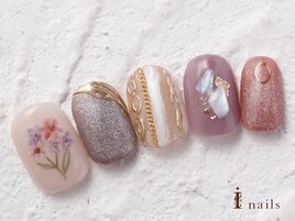 春色フラワーネイル10480円