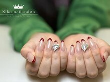 ニコ 銀座本店(Niko)/クリスマス/冬ネイル/ツイード