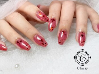 クラッシー(Classy)の写真/初回オフ無料【ワンホン×Y2K定額10種デザイン¥8500】カラー変更OK！上品でありながら存在感のある指先に♪