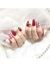 ミニョン(Minyon)/クリスマスネイル♪