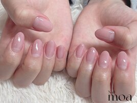 ピンク　グラデ　オフィス