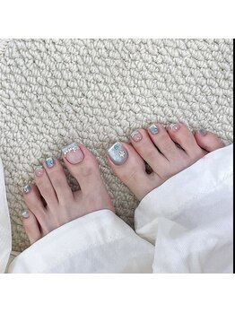 ミックスネイルスタジオ(Mixx nail studio)/大人気水色マグネット