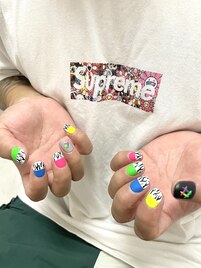 メンズアートネイル