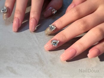 ネイル ドゥ 岡山駅前店(Nail Doux)/ハートネイル