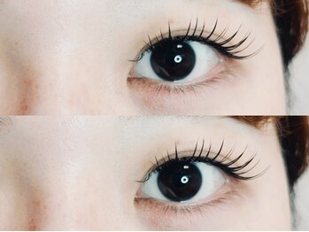 スワイディーアイラッシュ(Swaidee eyelush)の写真/抜け感のあるカラーエクステで垢抜けたお洒落な目元に☆ブラウンフラットラッシュ100本(上)¥5,400