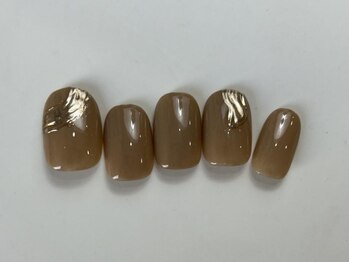 ネイルメゾン 天神店(NAIL MAISON)/シンプルベージュオフィス¥5000