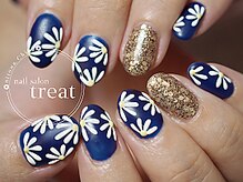 トリート(treat)/フラワー/花/マット