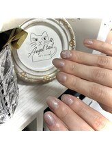 エンジェルテイル(Angel tail)/エンボス/ブライダルネイル