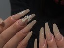 小花柄クロム
