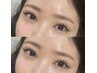 airi■マツエクでつくるナチュラル×束感まつ毛【ダブルフラット60束】