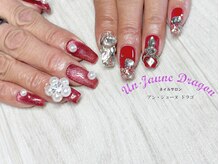 アン ジョーヌドラゴ/【自爪ネイル】赤ネイル