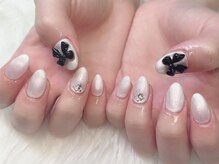 QBネイル 多摩センター店(QB Nail)/３Dパーツネイル　￥7,000