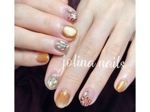 ジョリーナ ネイルズ 鶴見(Jolina Nails)/ヒョウ柄　秋ネイル