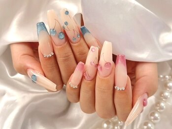 フルレット(Fleurette)の写真/夜職の方も御用達◇ブライダル・パーティーイベント前の特別ネイルにも《23時まで営業!最終受付21時半◎》