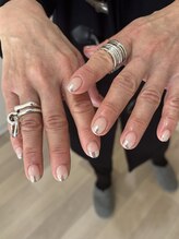 ネイルスタンド ツキイチ(NAIL STAND)/ミラーフレンチ