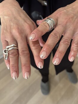 ネイルスタンド ツキイチ(NAIL STAND)/ミラーフレンチ