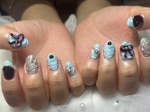 ジョアネイル(JOA Nail)/アートやり放題/ぷっくり/リボン