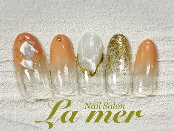 ラメール(La mer)/★ハンド定額ネイル★ ￥7700