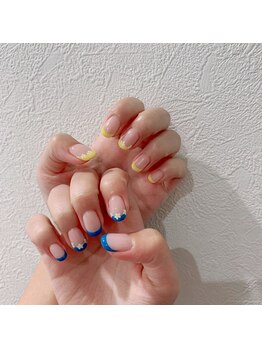 アンダーバーホワイトプラス 南海難波店(_WHITE+)/フレンチネイル