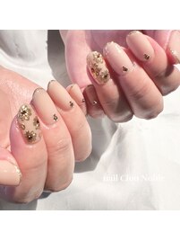 フラワー×ゴールド