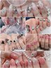 【Shiga限定*ネイル】ニュアンスパーツのせ放題120分持ち込みデザイン¥9,990~