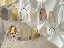 エムディーエーネイル(M.D.A NAiL)/石感ニュアンスアート