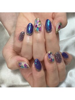 ヒトミネイルズ(Hitomi Nails)/持ち込み画像参考￥11000