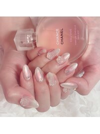 CHANEL系オーロラネイル