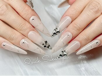 クイックスカルプ 高田馬場(Quick Sukarupu)/ホワイトロングネイル