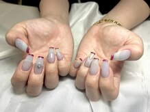 ヤシネイル(Yashi Nail)/シンプル持込　スキニーフレンチ