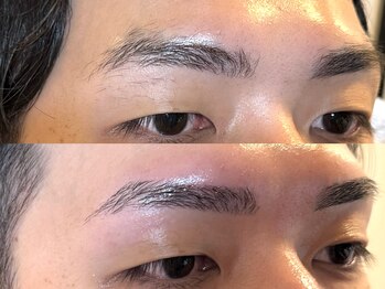 スリーピース(3Peace)/ストレートアーチ眉Before/After