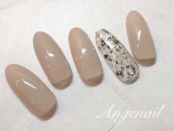 アンジュネイル(Angenail)の写真/【池袋の隠れ家サロン】大人ニュアンスデザイン・シンプルキレイめ系デザイン多数